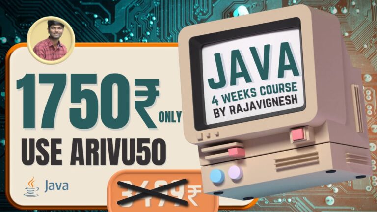 Learn Java Programming: A Course Focused on OOPs Concepts